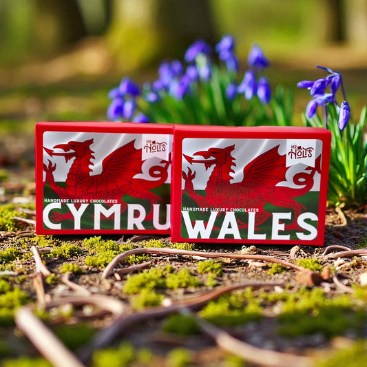 CYMRU/WALES - Box of 6 Chocolates (case of 6 CYMRU + 6 WALES)