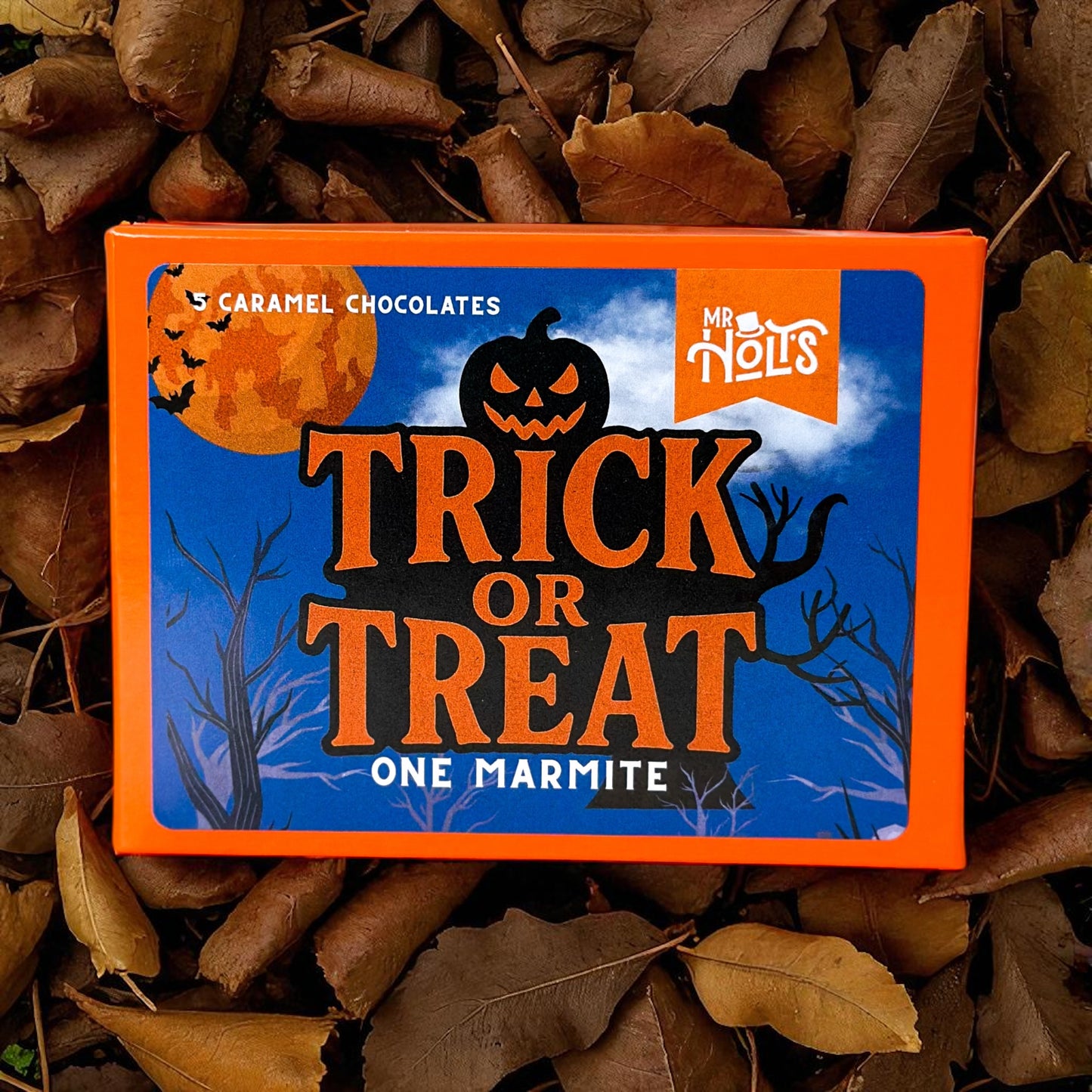 Trick or Treat Chocolates - Five Caramel, One Marmite